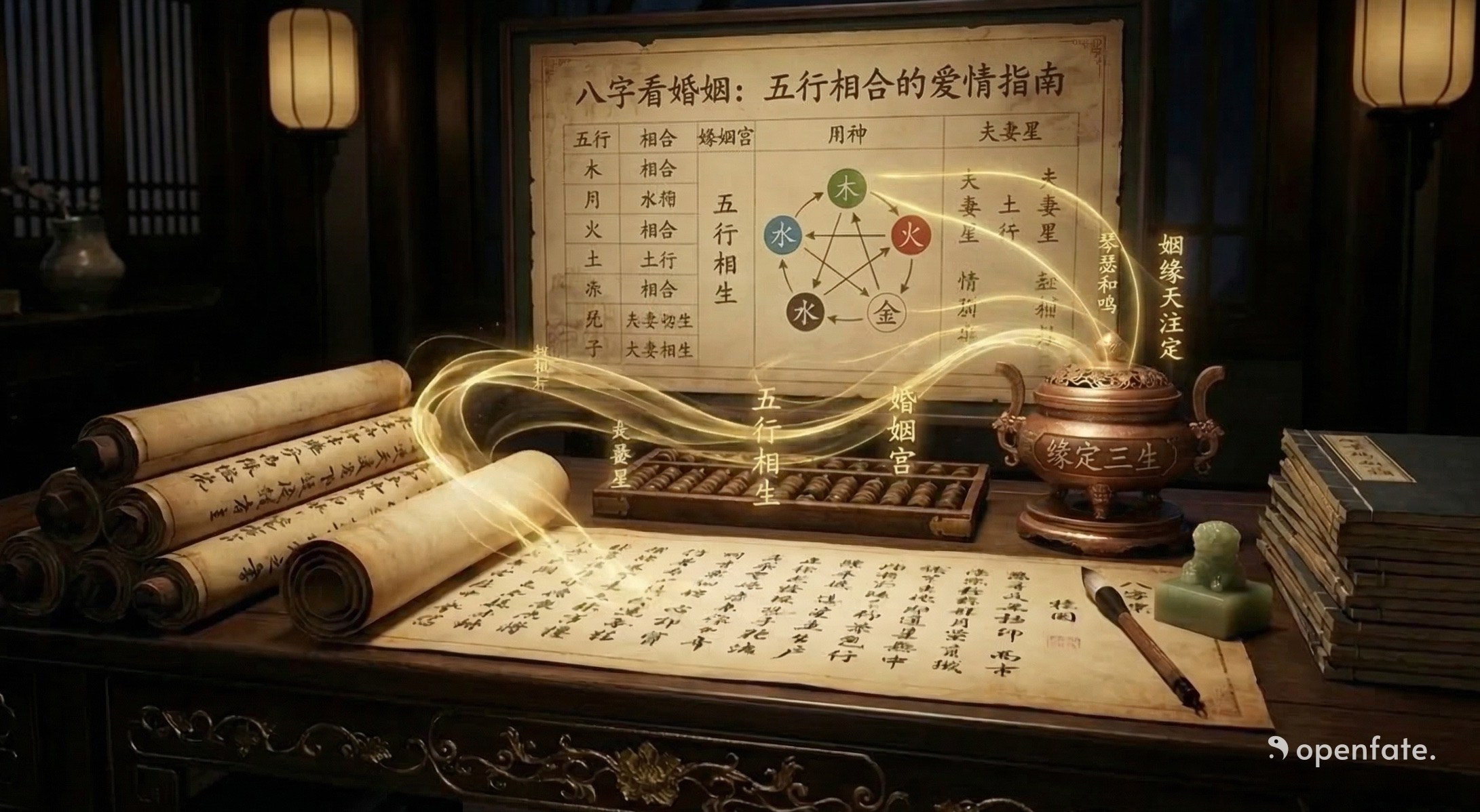 八字看婚姻：五行相合的愛情指南