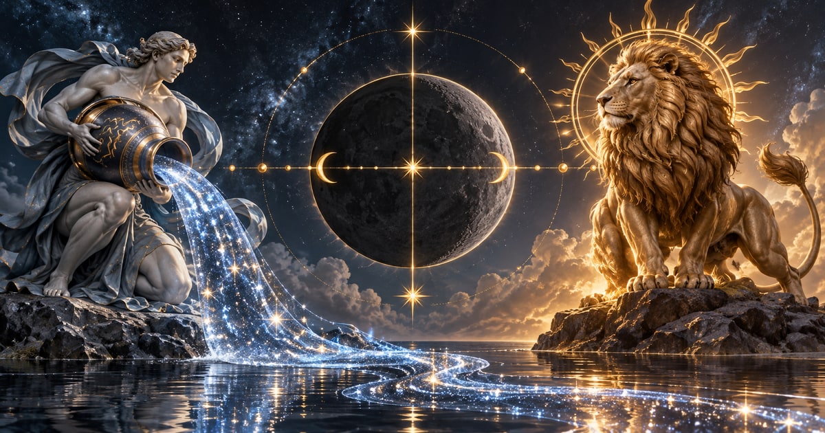 North Node in Aquarius 2026–2028: Dates & the Leo Axis